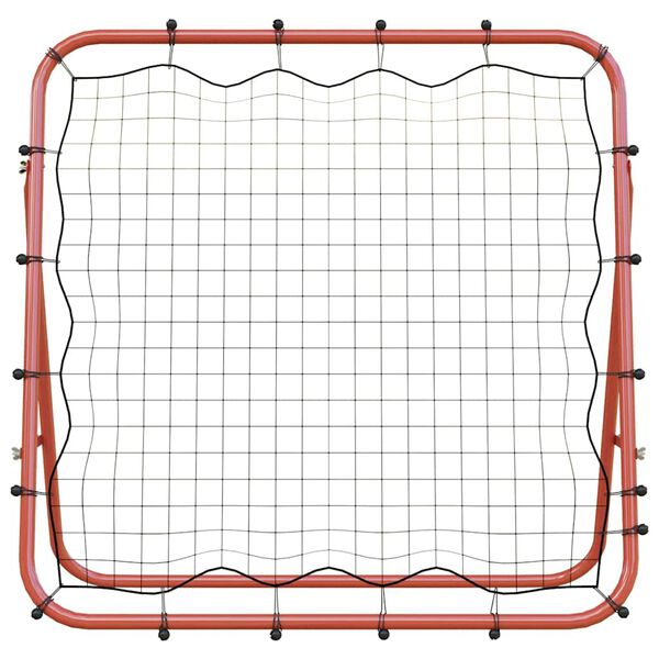 vidaXL Voetbal kickback rebounder verstelbaar 96x80x96 cm staal en PE