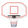 vidaXL Basketbalbord 109x71x3 cm polyetheen wit