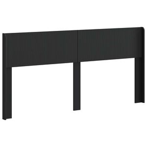 vidaXL Hoofdbord Zwart PB
