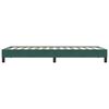vidaXL Bedframe zonder matras 90x220 cm fluweel donkergroen