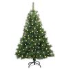 vidaXL Kunstkerstboom met 150 LED met standaard Groen 120 cm PE en PVC