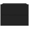 vidaXL Nachtkastje 40x30x30 cm bewerkt hout zwart