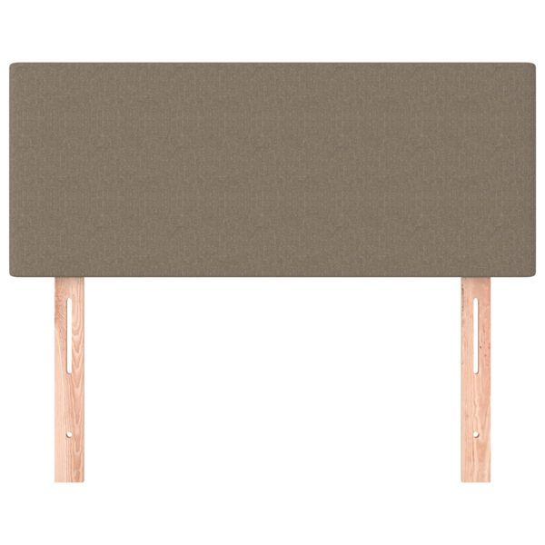 vidaXL Hoofdbord 80x5x78/88 cm stof taupe