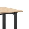 vidaXL Eettafel O-frame 60x60x75 cm massief grenenhout en staal