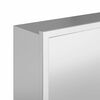 vidaXL Douche Niche Zilver 90 x 20 x 9,5 cm Roestvrij staal