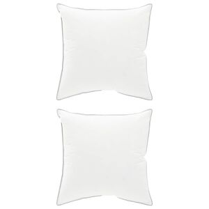 vidaXL Hoofdkussen 2 st 50 x 50 cm Australisch Wol Wit