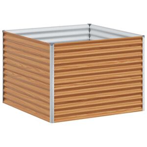 vidaXL Verhoogde plantenbak Licht Bruin 98 x 100 x 68 cm