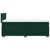 vidaXL Boxspring met matras fluweel donkergroen 100x200 cm