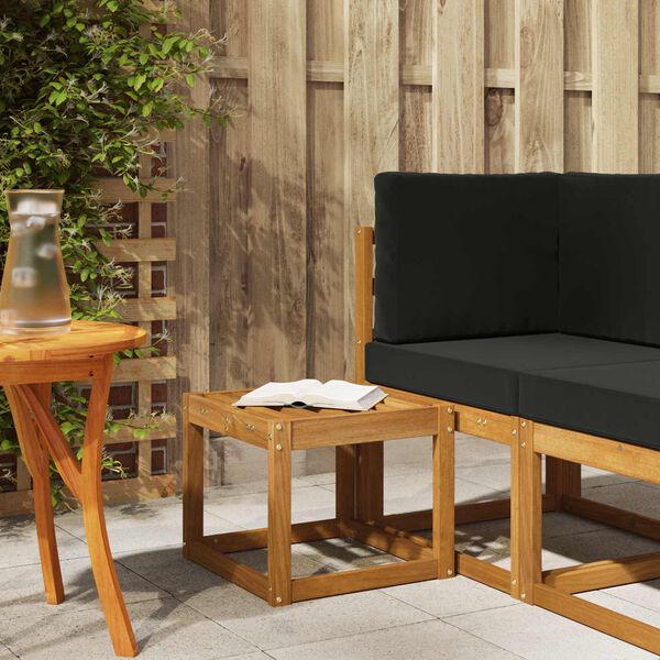 vidaXL Stoelbank Naturel 43 x 43 x 37 cm Massief Acaciahout