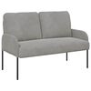 vidaXL Banken met kussen 110cm Lichtgrijs Multiplex
