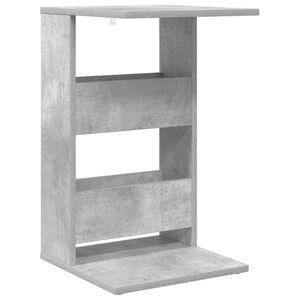 vidaXL Bijzettafel Beton Grijs 40 x 35 x 60,5 cm Bewerkt hout