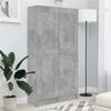 vidaXL Boekenkast 82,5x30,5x150 cm spaanplaat betongrijs