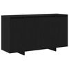 vidaXL Dressoir Zwart Eiken 135 x 41 x 75 cm Bewerkt hout