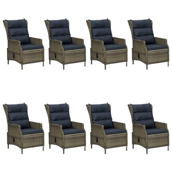 vidaXL 9-delige Tuinset bruin