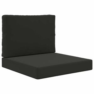 vidaXL Buiten bankkussen Polyester Zwart 60 x 60 cm