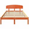 vidaXL Bedframe Wasbruin 135 x 190 cm Massief grenenhout
