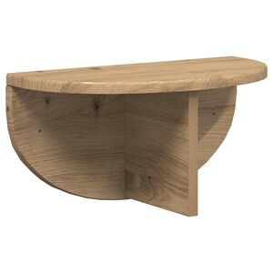 vidaXL Wandplank Muurmontage Artisan Eiken 38 x 19 x 19 cm