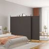 vidaXL Kamerscherm met 3 panelen 525x180 cm stof bruin