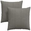 vidaXL Sofa Kussens 2 stuks Lichtgrijs 60 x 60 cm Cordstof