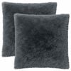 vidaXL Kussen met kussen HEERLEN 2 st Antraciet PV Fleece