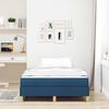 vidaXL Boxspringbed met matras Blauw 120 x 200 cm Stof