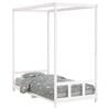 vidaXL Kinderbedframe 90x190 cm massief grenenhout wit
