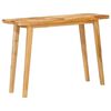vidaXL Eettafel Naturel 100 x 35 x 75 cm Massief Mango Hout
