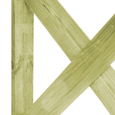 vidaXL Rozenboog 135x45x232 cm groen geïmpregneerd grenenhout