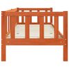 vidaXL Bedframe met hoofdeinde Wasbruin 80 x 200 cm Massief grenenhout