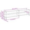 vidaXL TV-kast Oud Hout 200 x 30 x 50 cm Gemonteerd hout en ijzer