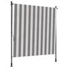 vidaXL Buiten Rolgordijn Antraciet en Wit 120 x 270 cm