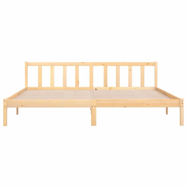 vidaXL Bedframe massief grenenhout 200x200 cm