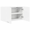 vidaXL Hangkast met opslag 2 pcs Wit 60 x 31 x 40 cm Bewerkt hout