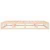 vidaXL Bedframe massief hout 135x190 cm