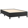 vidaXL Bedframe zonder matras 120x190 cm kunstleer zwart