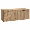 vidaXL Wandbeugel TV-kast 78,5 x 31 x 30 cm Artisanaal eiken
