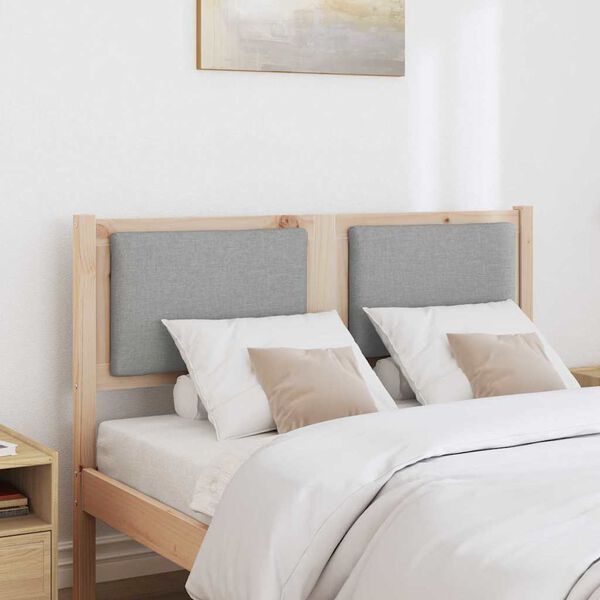 vidaXL Hoofdbord Anders Bruin 120 cm Massief grenenhout