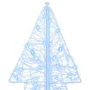 vidaXL Kerstboom met 160 LED Koud Wit 150 cm Acryl