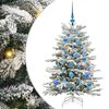 vidaXL Kunstmatige Inklapbare Kerstboom Wit 120 cm PE en PVC