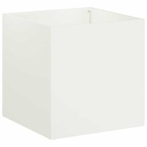 vidaXL Plantenbak Wit 20 x 20 x 20 cm Koudgewalst staal