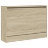 vidaXL Schoenenkast 80x21x57 cm bewerkt hout sonoma eikenkleurig