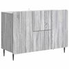 vidaXL Dressoir met lade Grijs sonoma 89 x 34,5 x 62 cm Bewerkt hout