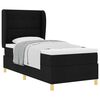vidaXL Boxspringbed met hoofdeinde Zwart 200 x 100 cm Stof