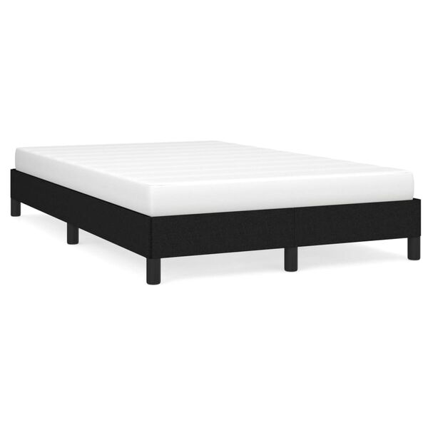 vidaXL Bedframe zonder matras 120x190 cm stof zwart