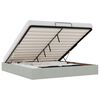 vidaXL Ottoman bedframe zonder matras 200x200 cm fluweel lichtgrijs