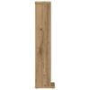 vidaXL Cd-kast 21x20x88 cm bewerkt hout artisanaal eikenkleurig