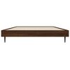 vidaXL Bedframe zonder matras bewerkt hout bruin eikenkleur 100x200 cm