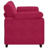 vidaXL Loveseat Sofa Wijnrood 160x77x82 cm Fluweel