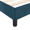 vidaXL Bedframe zonder matras 140x190 cm fluweel donkerblauw