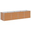 vidaXL Verhoogde plantenbak Licht Bruin 320 x 80 x 77 cm